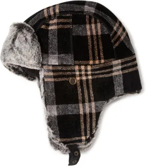 Woolrich Women's Plaid Aviator Faux Fur Earlaps