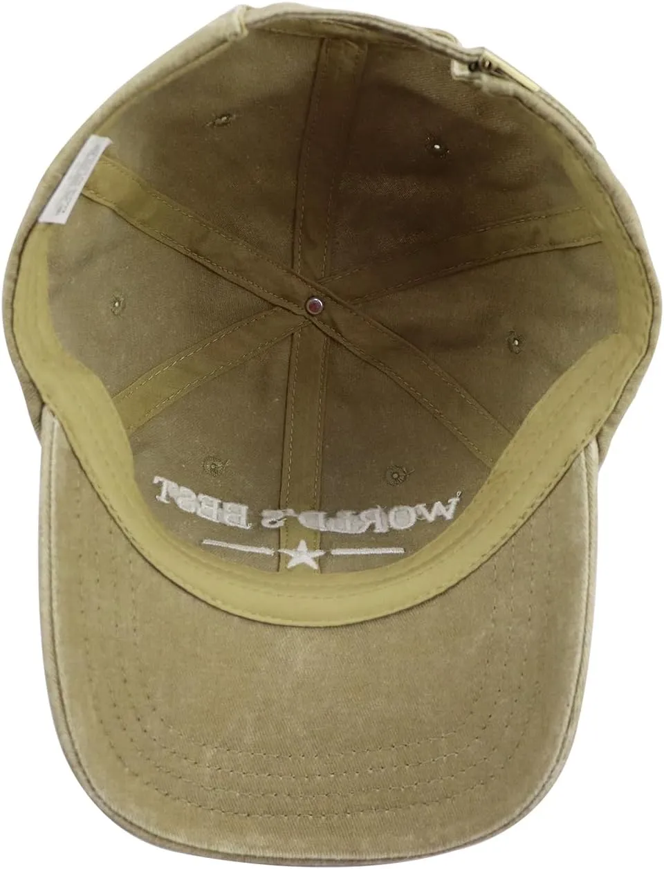 World's Best Poppop Hat for Men, Funny Adjustable Cotton Embroidered Grandpa Baseball Cap