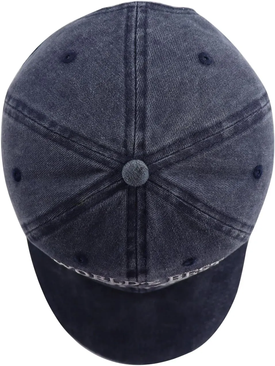 World's Best Poppop Hat for Men, Funny Adjustable Cotton Embroidered Grandpa Baseball Cap