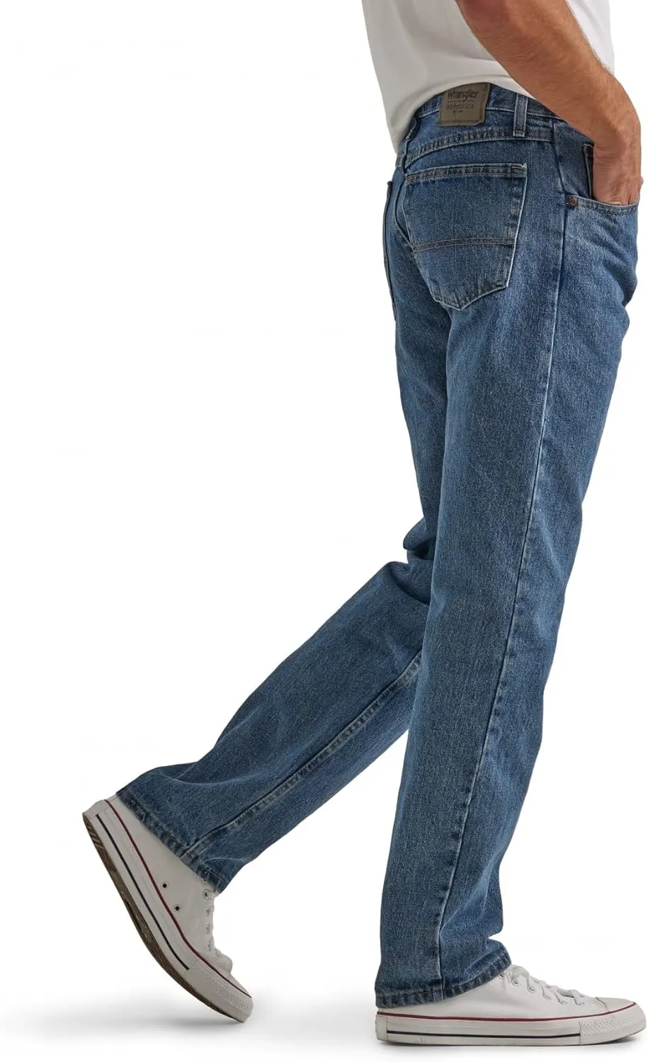 Wrangler Authentics Men's Classic 5-Pocket Regular Fit Cotton Jean