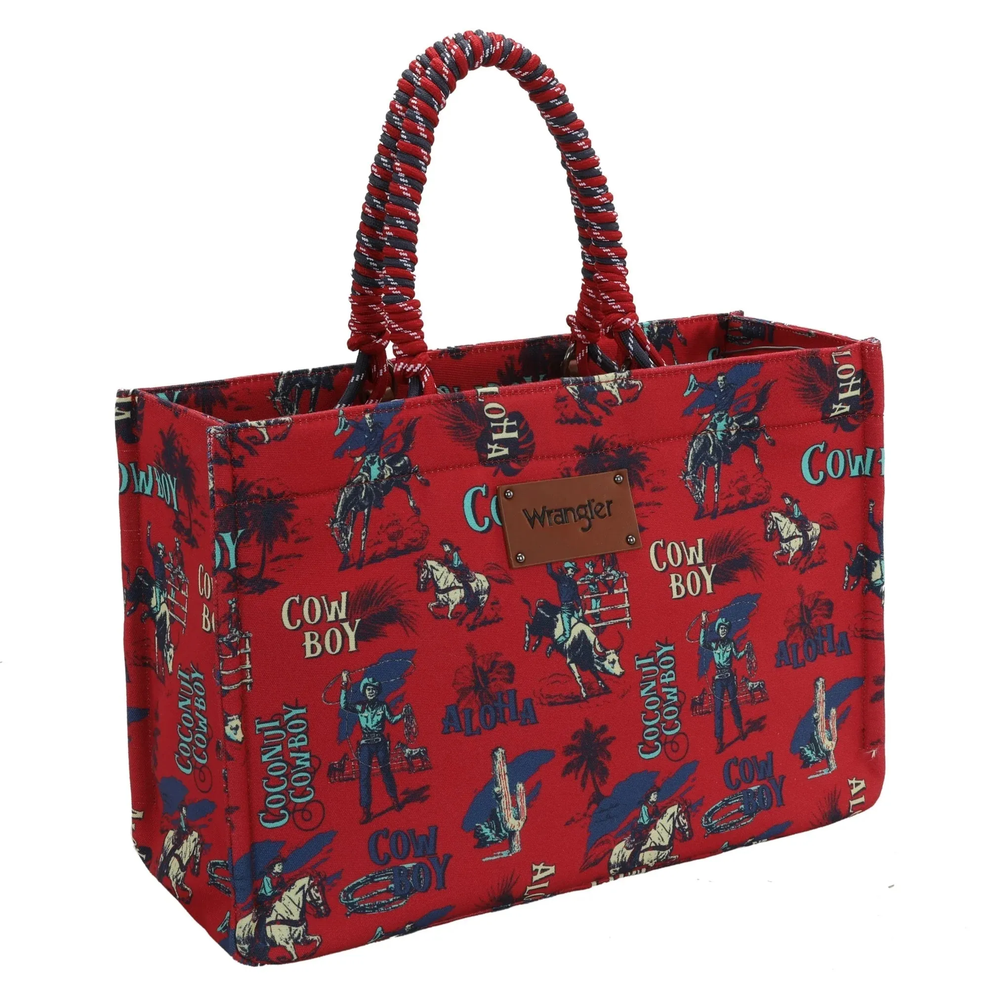 Wrangler Cowboy and Wrapped Handle Tote Bag