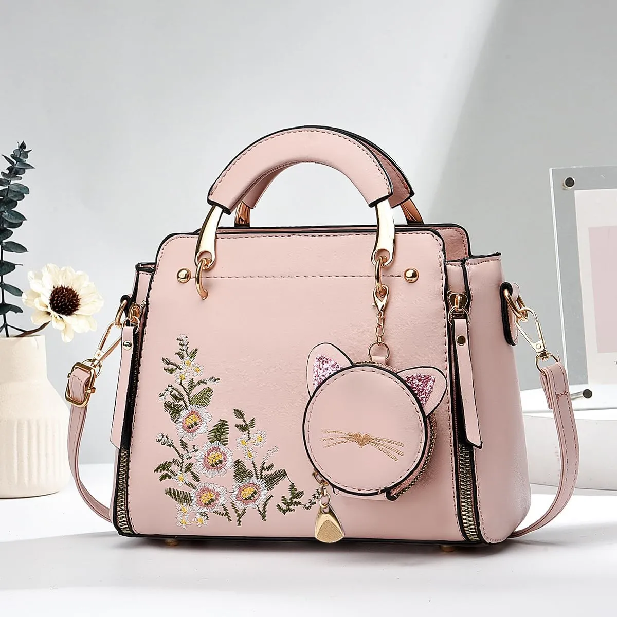 Xiaoyu Fashion Purses and Handbags for Women Ladies Crossbody Bags Top Handle Satchel Shoulder Bags Small Totes
