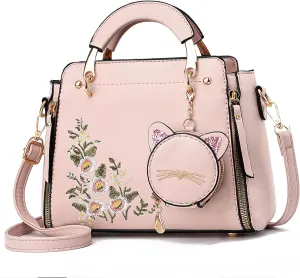 Xiaoyu Fashion Purses and Handbags for Women Ladies Crossbody Bags Top Handle Satchel Shoulder Bags Small Totes