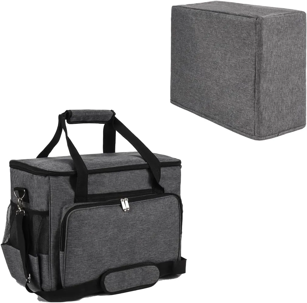 YELAIYEHAO home Sewing Machine Case Travel Case for Sewing Machine and Accessories Compatible with Most Standard Singer, Brother, Janome, Sewing Accessories Bag Sewing Machine Carrying Case