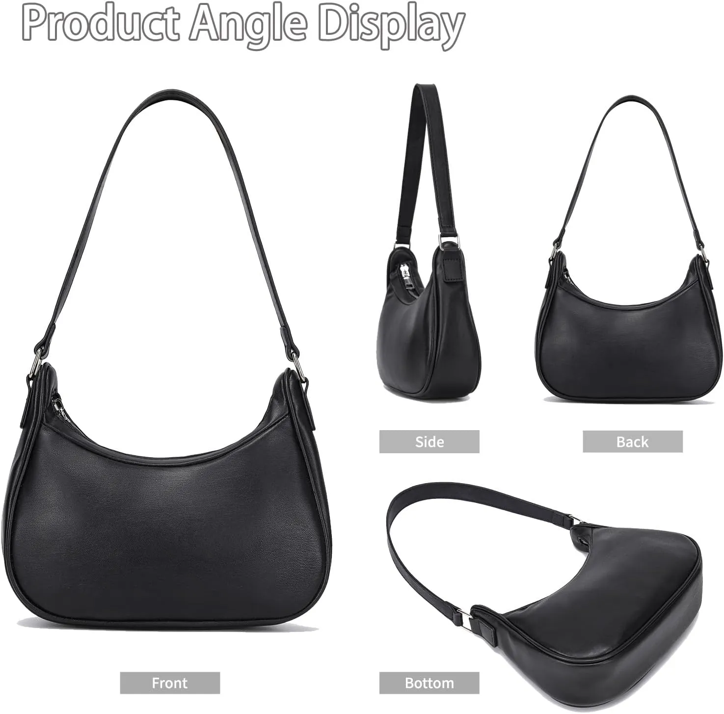 YIKOEE Shoulder Bag Y2k Purse: 90s Mini Underarm Bag - Cute Small Purse