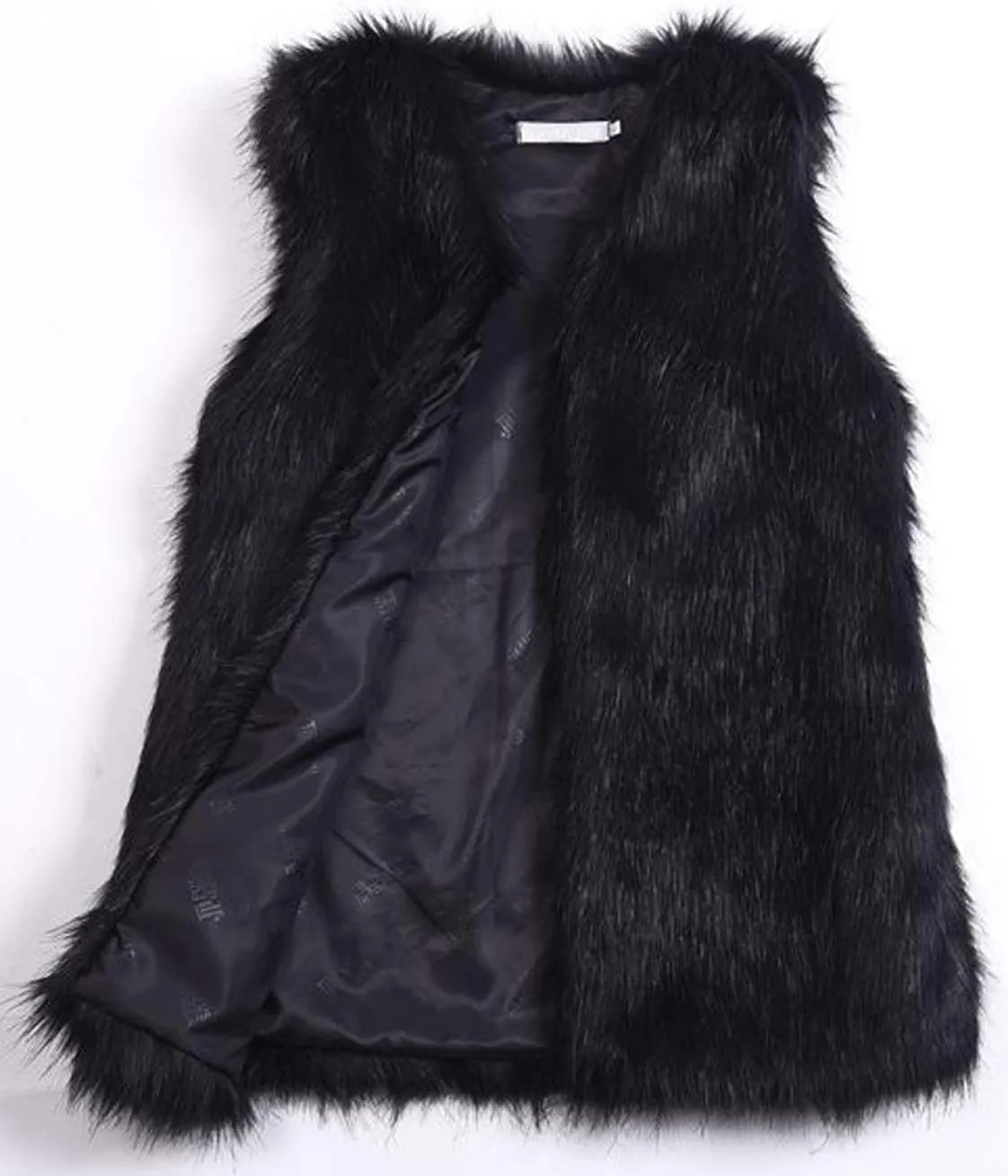 Youhan Women's Faux Fur Vest Coat Sleeveless Jacket