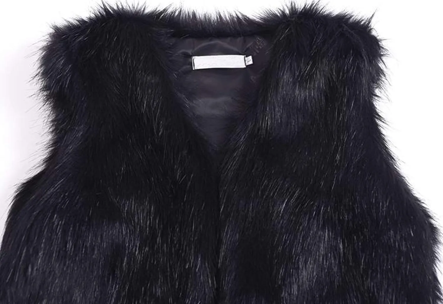 Youhan Women's Faux Fur Vest Coat Sleeveless Jacket