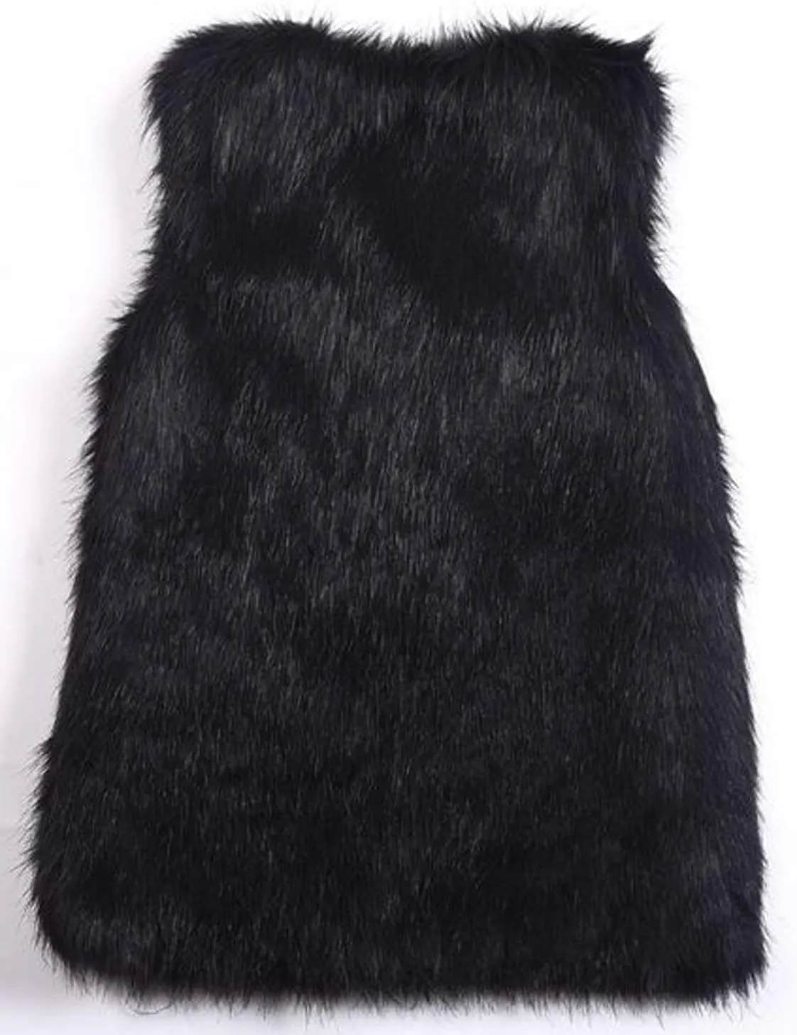 Youhan Women's Faux Fur Vest Coat Sleeveless Jacket