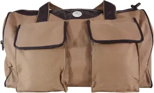 ZEP-PRO NCAA Mens Kaki Canvas Concho Duffel Bag