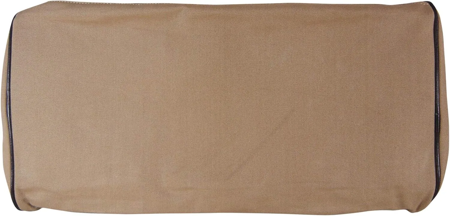 ZEP-PRO NCAA Mens Kaki Canvas Concho Duffel Bag