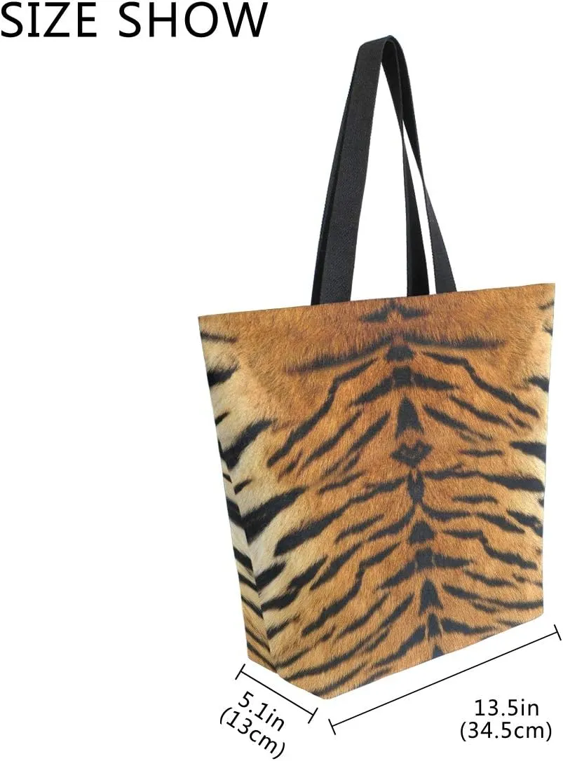 ZZKKO Japanese Cherry Canvas Tote Grocery Bag Shoulder Casual Book Bag