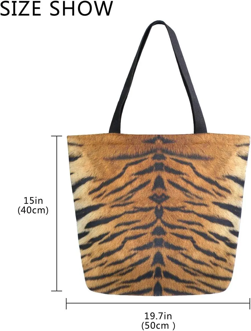 ZZKKO Japanese Cherry Canvas Tote Grocery Bag Shoulder Casual Book Bag